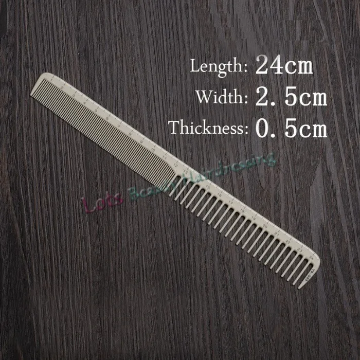 Профессиональная парикмахерская расческа 6 шт. для парикмахерской небьющаяся Расческа для стрижки волос Y-8 с лазерной мерной шкалой Набор расчесок для стрижки волос