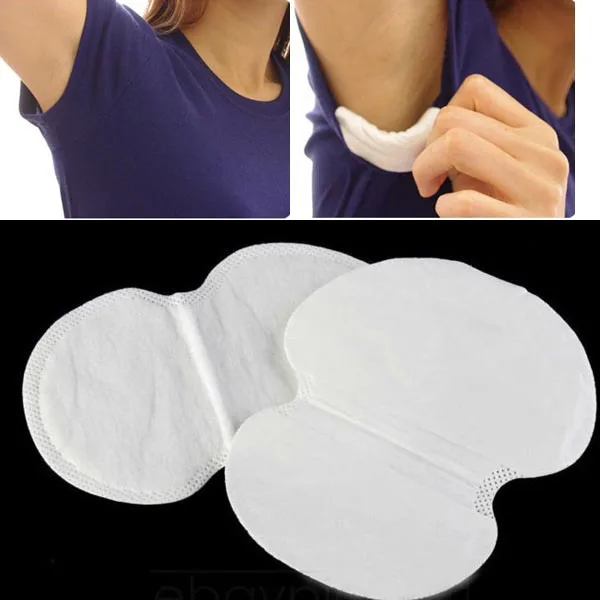 

100Pcs Summer Deodorant Stop Underarm Sweat Guard Pads Armpit Sheet Liner Dress Clothing Shield Absorbing Sweat Antiperspirant