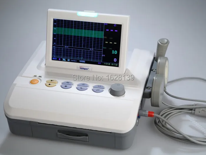 Hot portable ultrasound fetal monitor JPD 300p, 7inch ctg machine