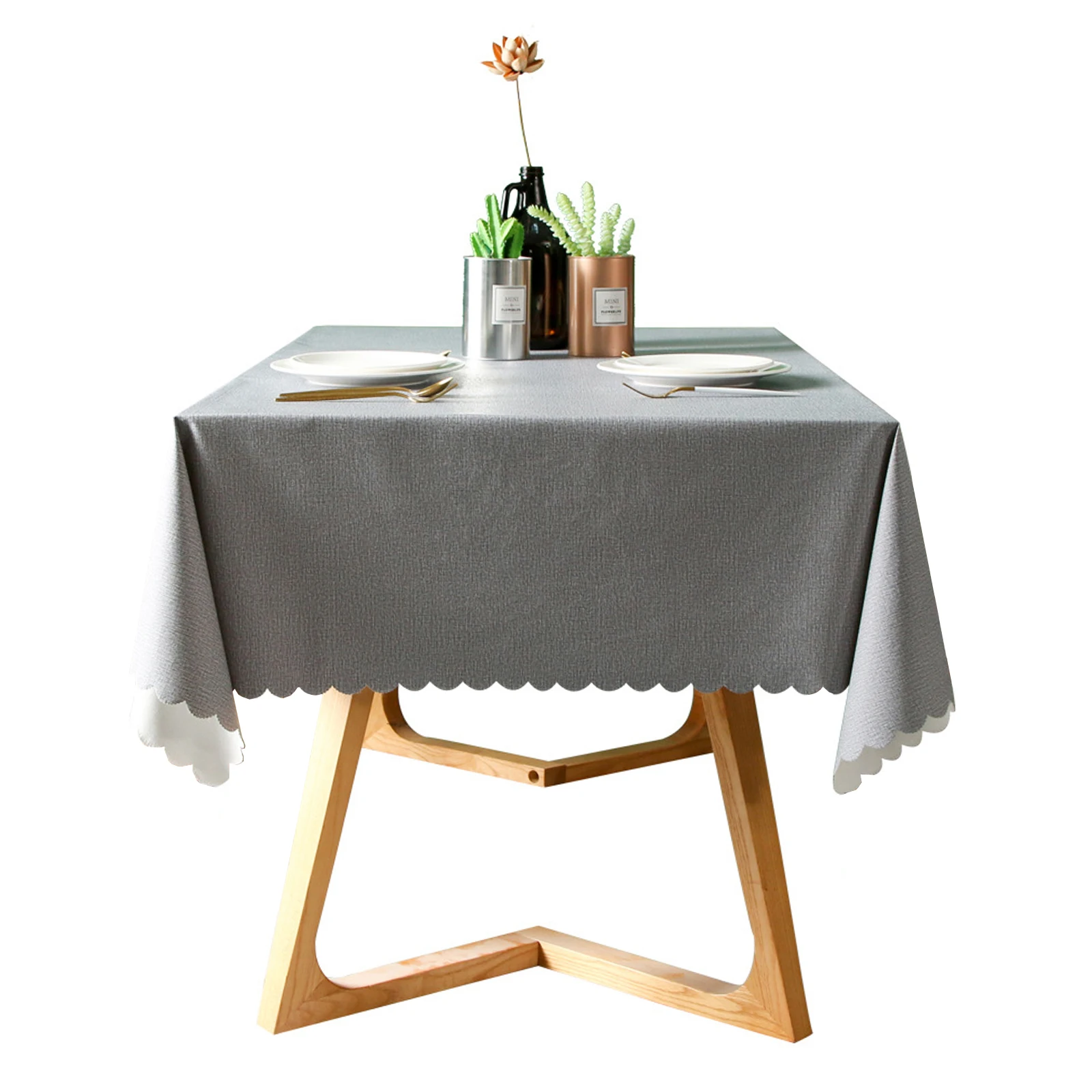 Новая Домашняя прямоугольная скатерть из хлопка и льна, водонепроницаемая и противообрастающая ткань, журнальный столик, вечерние, домашний текстиль