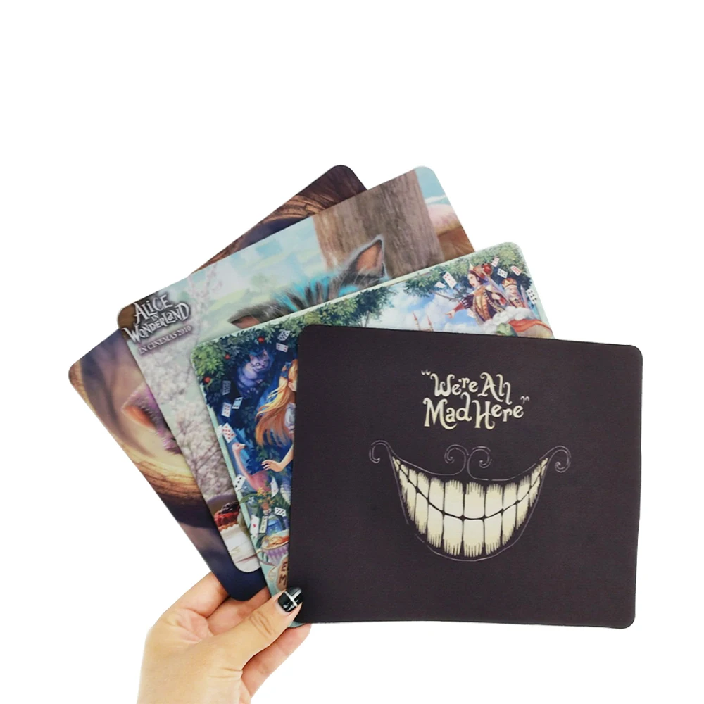 

Alice in Vonderland, Cheshire Computer Mouse Pad Mousepads Radiation Non-Skid Rubber Pad
