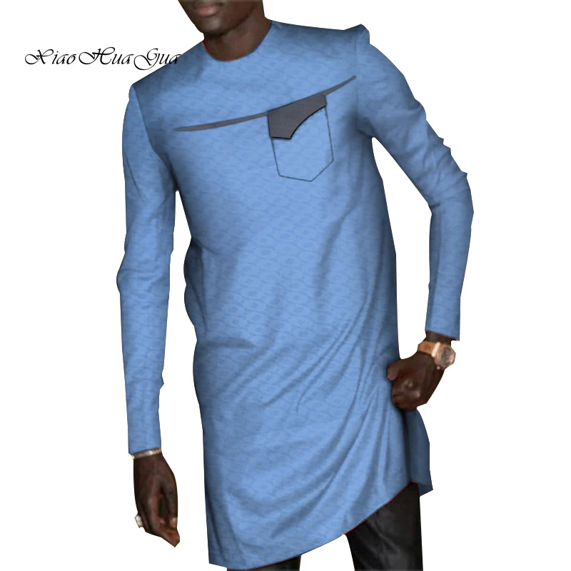 Африканская мужская одежда Африканский принт Базен платье Базен Риш рубашки Свадебная деловая Вечеринка рубашка Топы рубашка в африканском стиле Wyn686 - Цвет: 17