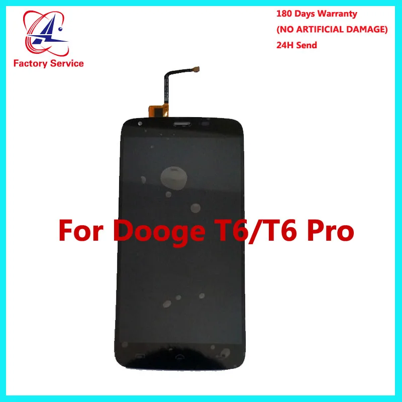 

For 100% Original DOOGEE T6 T6 Pro LCD Display+Touch Screen Panel Digital Replacement Parts Assembly 5.5 inch