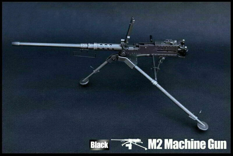 Modelo de Brinquedo para 12 Soldado Figura Cena Acessórios m2 Browning Máquina Arma Modelo Zy8031 Preto Deserto Cores Action Ação 1 - 6 23 1 6 soldado figura cena acessórios m2