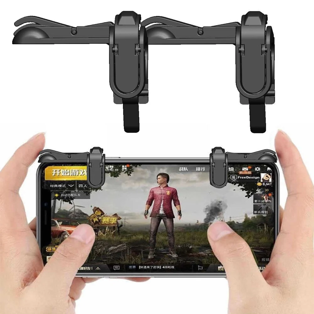 L образный контроллер шутер Кнопка огня ручка для Android IOS игровой триггер точный