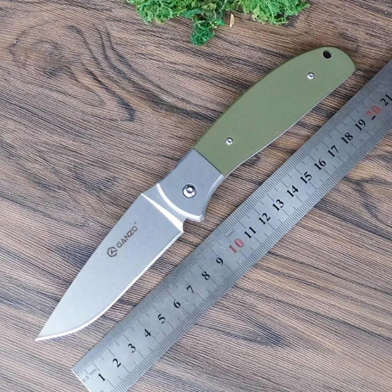 Ganzo G7482 58 60HRC 440C лезвие G10 Ручка складной Ножи для выживания на природе кемпинга