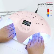 Sun 48 Вт Светодиодная УФ-лампа для ногтей сушилка 36 светодиодов Сушилка для ногтей для всех гелей с кнопкой 30 S/60 S все для маникюра лампа для ногтей