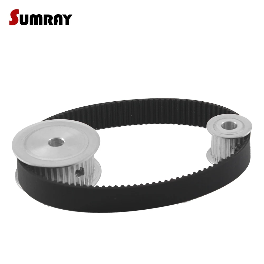 Buy SUMRAY HTD3M Timing Pulley Belt Kit Reduction 12