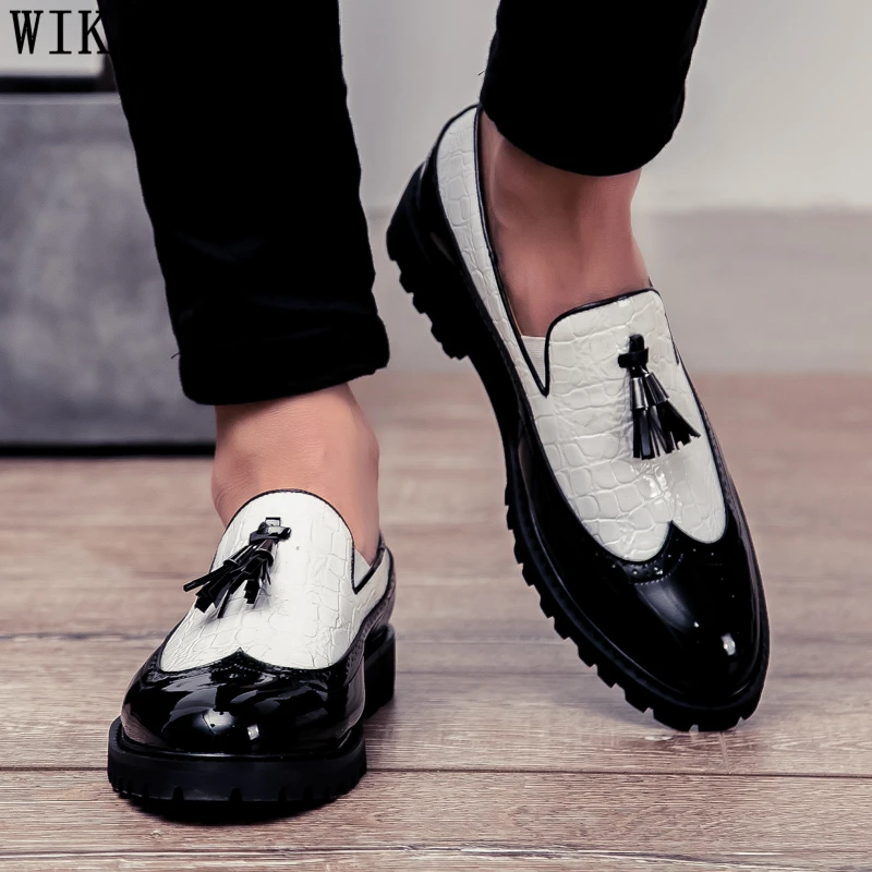 Brogue Shoes Men Formal Coiffeur Wedding Shoes Men Elegant Italian Party Shoes For Men Brand Sapato Oxford Masculino Buty Meskie Brogue Shoes Men Formal Coiffeur Wedding Shoes Men Elegant Italian Party Shoes For Men Brand Sapato Oxford Masculino Buty Meskie