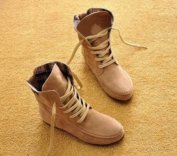 Calientes brown Estudiantes De Botas Tamaño green gray watermelon Martin Solo Las Nuevas Planas Un camel Zapatos Kakhi Red Invierno Gran red 18 Mujeres black qXxwTt6X8