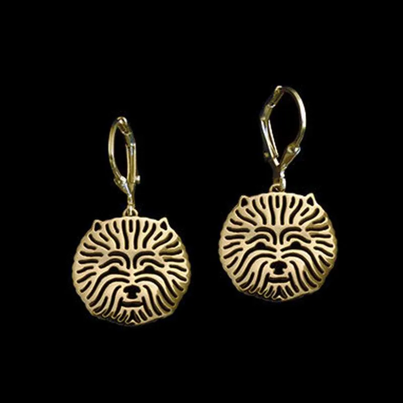 

2018 New Arrival Alloy West Highland White Terrier Earrings Women's Metal Dog Earrings Drop Shipping