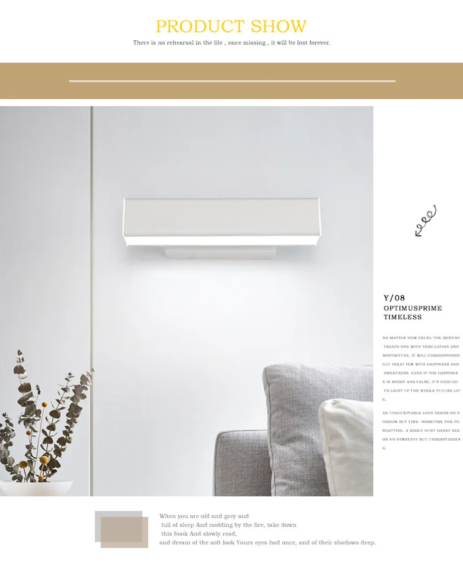 Lâmpada de Parede Alumínio ao ar Parede para Escadas Luz do Banheiro Nórdico Moderno Livre Indoor Ip65 Girado Luz Quarto Cabeceira Led 13 Cheap Luminárias de parede