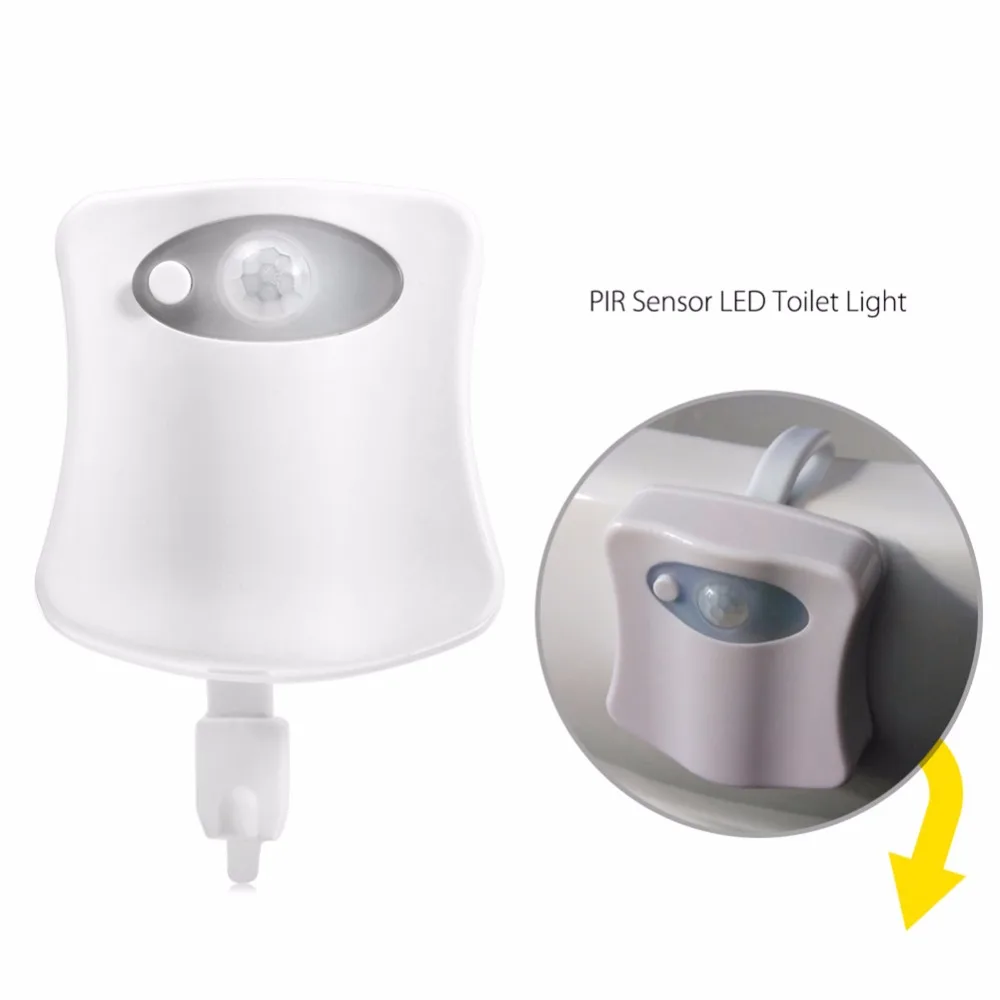 Luzes da Noite rgb pir luzes luminaria 8 Lâmpadas Incluídas : Sim