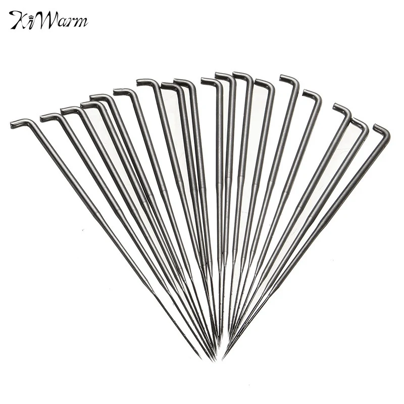 

KiWarm 18PCS Felting Elbow Knitting Needles Handle Holder Bottle Wool Felt Kit Craft Tools Sewing Stitching CrossStitch Tools