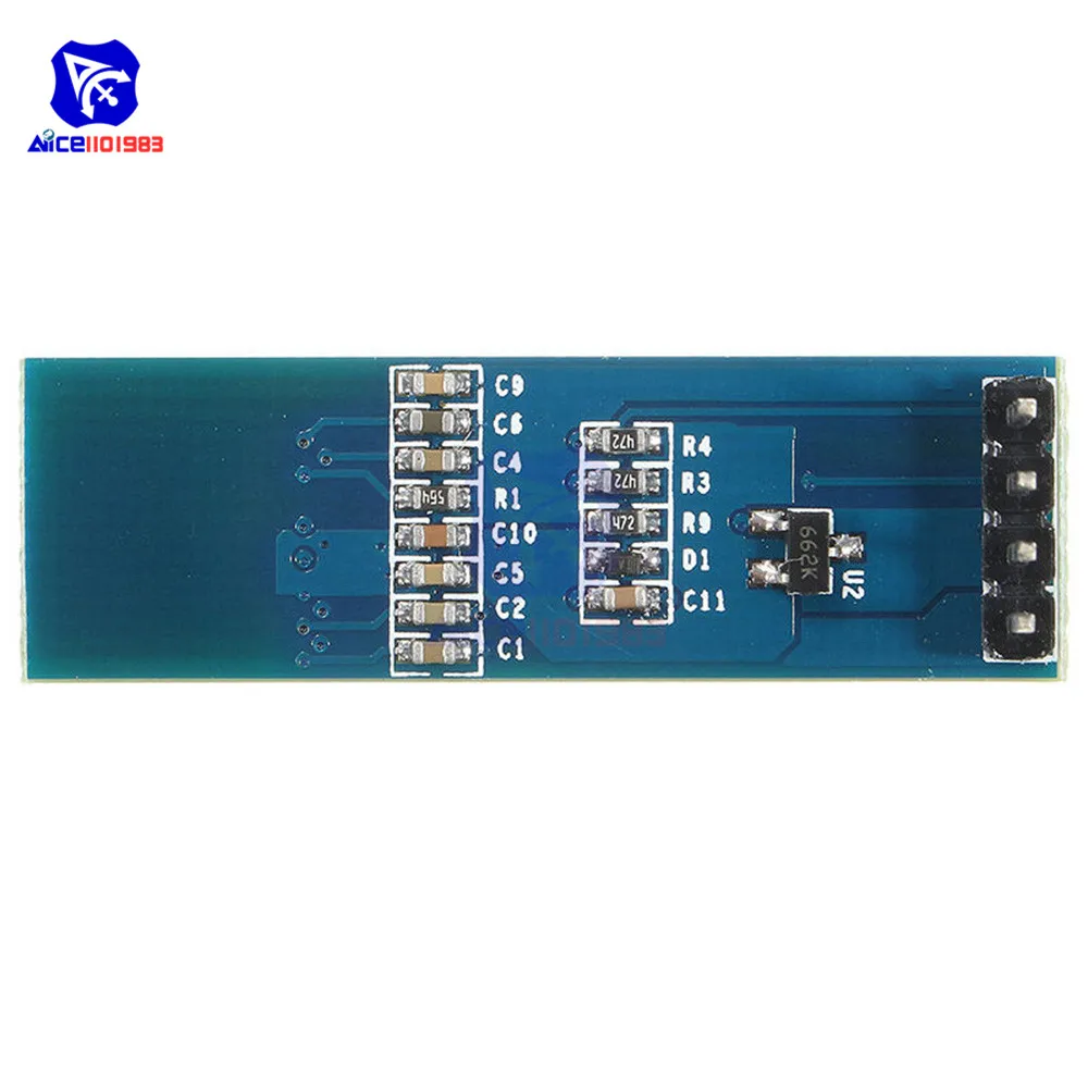 0,91 дюймов 128x32 128 32 I2C IIC Интерфейс последовательный белый OLED ЖК-дисплей Дисплей модуля 0,91 "12832 SSD1306 ЖК-дисплей Экран для Arduino DIY