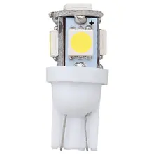 1 шт. Белый светодиодный автомобильный светильник AC/DC 12V T10 светодиодный W5W 5050 5SMD 192 168 194 светильник s Клин ламп накаливания супер яркий номерные знаки светильник дневные ходовые огни