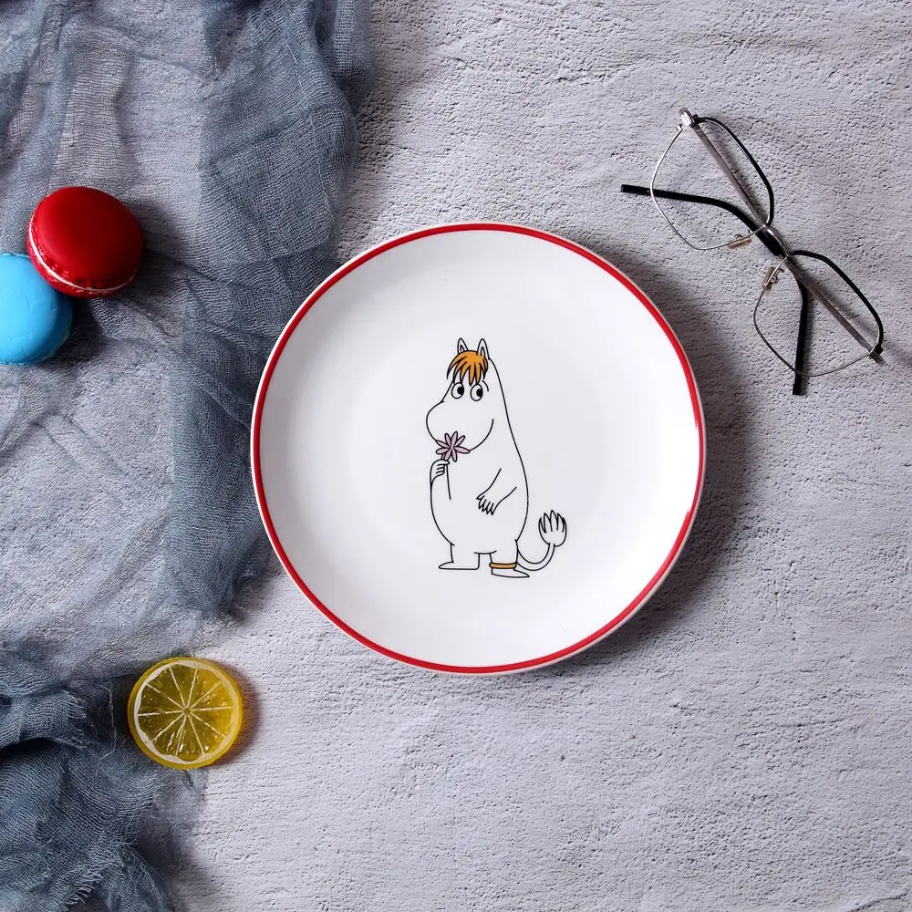 Moomin Platos De Madera салатная тарелка Piatti Ceramica обеденные тарелки Assiette Salade Kid обеденная тарелка