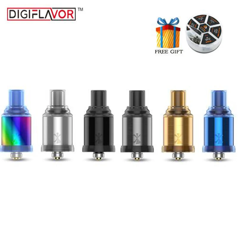 Оригинальный Digiflavor ETNA MTL RDA танк 22 мм Поддержка Одна Головка Катушки построить