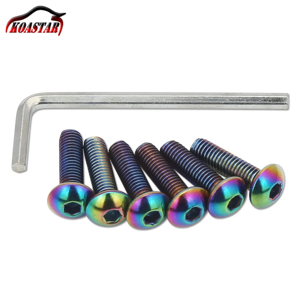 Neo Chrome Stainless Steering Wheel Bolt Screw steering wheel screw