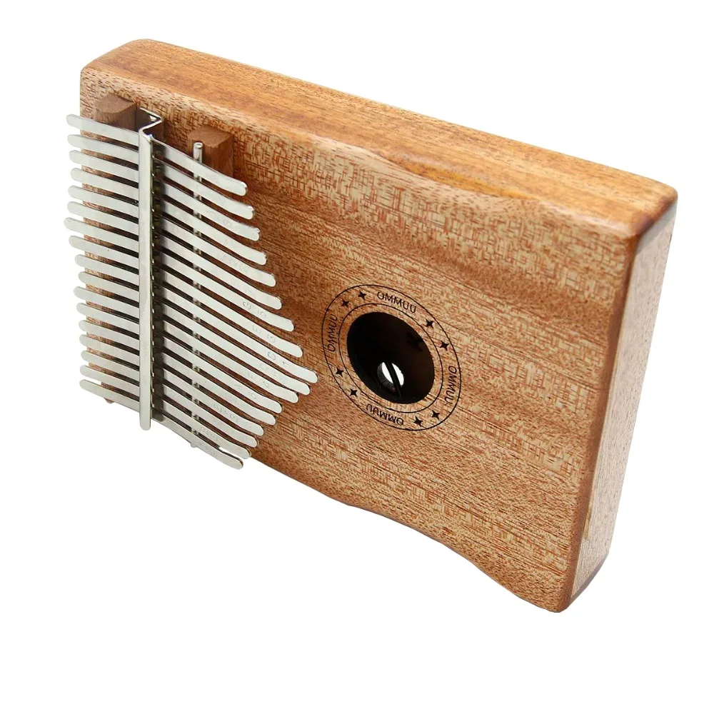 Alta Qualidade Chave 17 Kalimba Mbira Calimba Africano Mogno macico Instrumento Piano de Polegar Dedo Saco Presente Novo