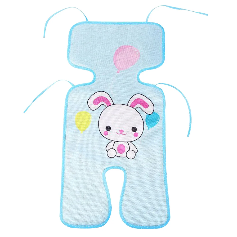 

Accessories Cute Sleeping Mat Cool Chair Sheet Baby Stroller Summer Pad Cartoon Animal Infant Seat Cushion Ice Silk Soft Cover