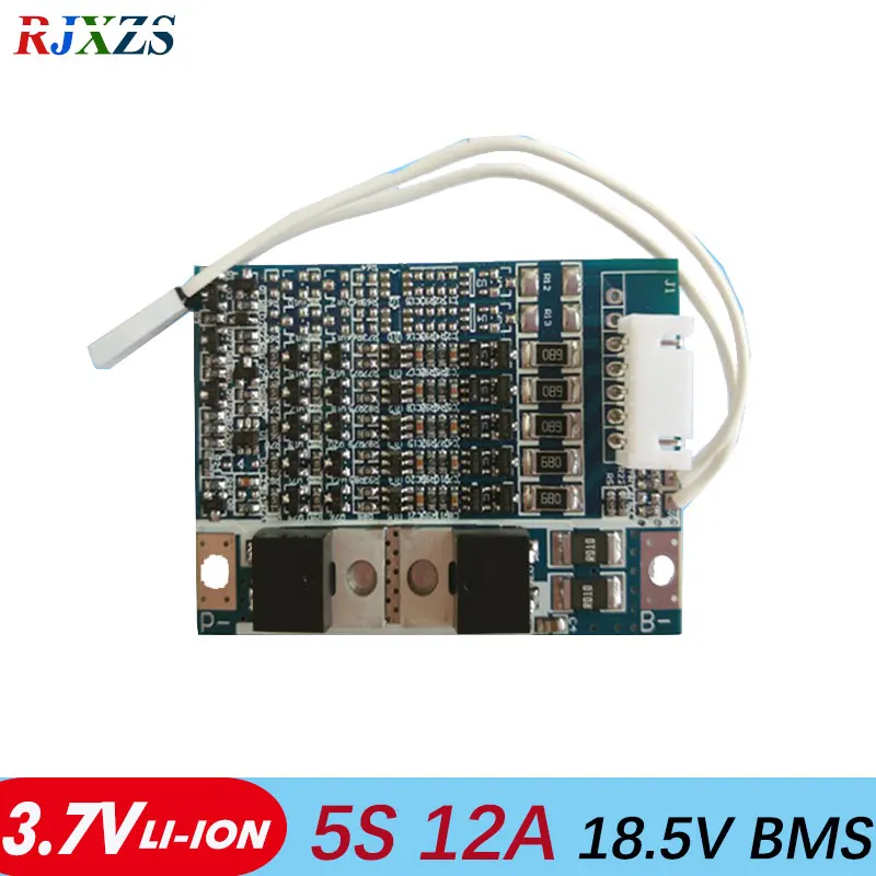 5S 12A 18 5 V li ion BMS PCM Защитная плата батареи bms pcm с балансировкой для литиевого