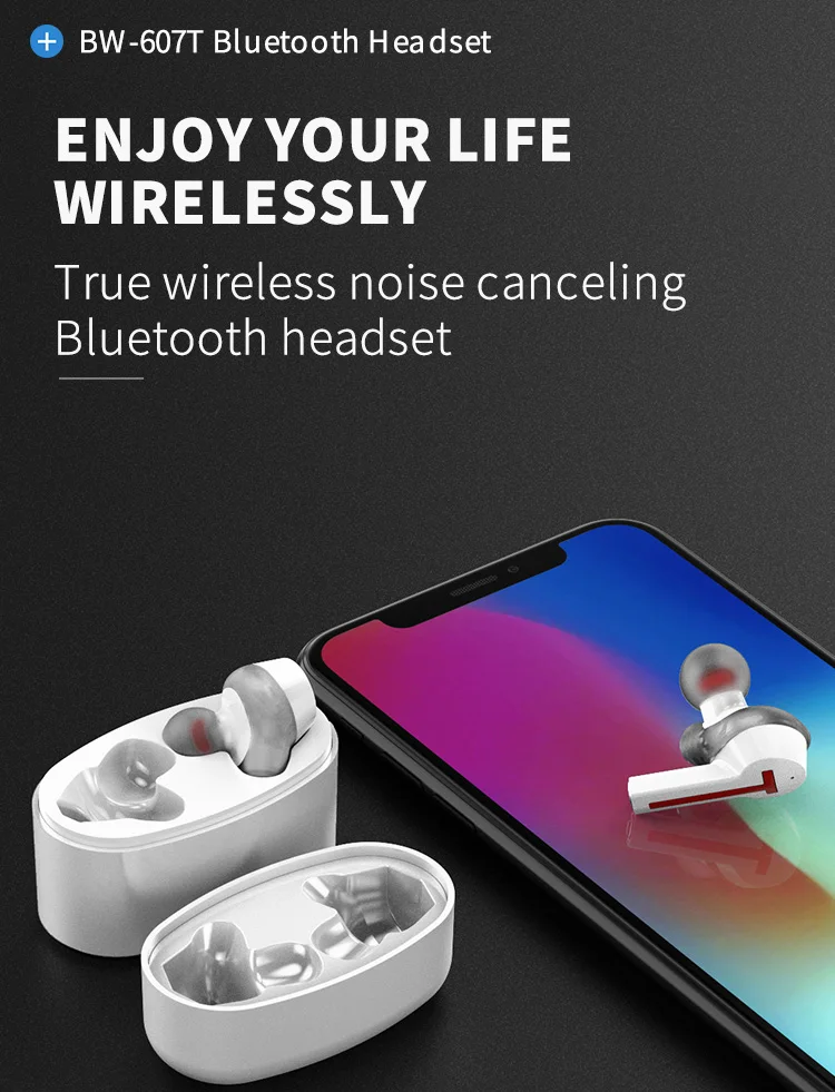 Bluetooth 5.0 Earphones TWS Wireless Headphones Blutooth 3D Stereo Earphones In-Ear Sports Earbuds Headset For All Smart Phone