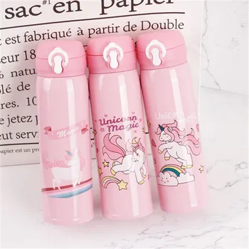 

Cute Cartoon Unicorn Vacuum Flasks Thermos Stainless Steel Thermoses Travel Thermal Bottle Coffee Cup Thermocup Water Bottles