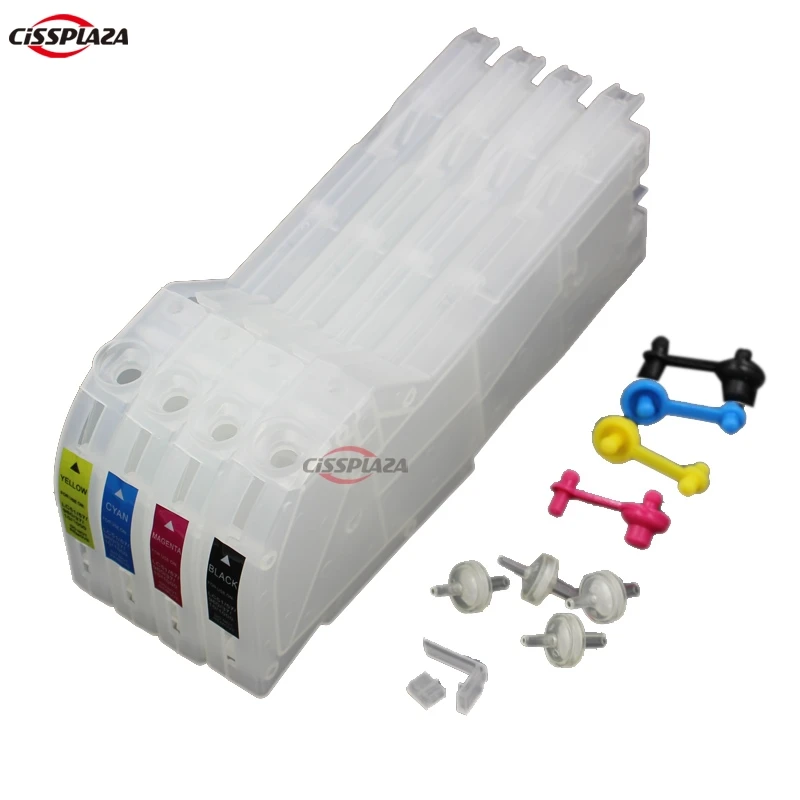 

CISSPLAZA LC960 LC970 LC1000C refillable Ink cartridge compatible for Brother DCP 130C 330C 350C 540C 540CN 560CN 750CN 750CW