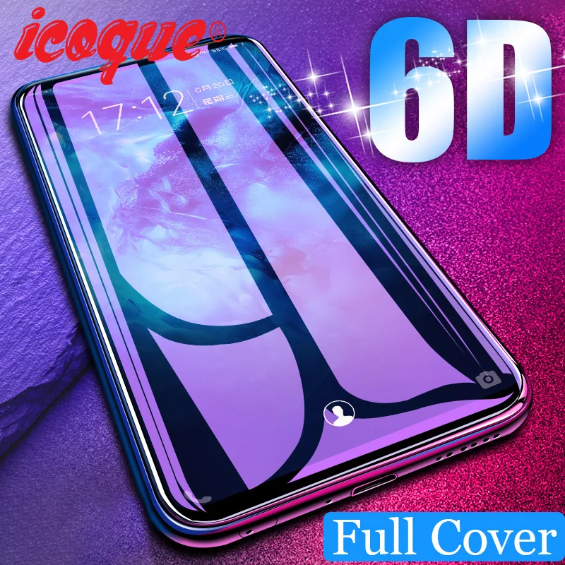 6D Glass for VIVO V15 Pro V11 Pro Nex X27 X21 X23 Screen Protector 5D Tempered Glass on for Vivo Iqoo Z3i Z1 Y81 Y83 Y91 Y95 Y97