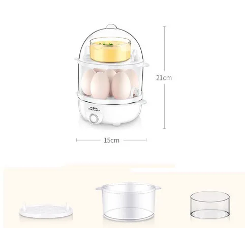 Яйцеварка автоматический яичный котел бытовой мини многофункциональная машина для завтрака на пару куриное яйцо заварной крем яйцо