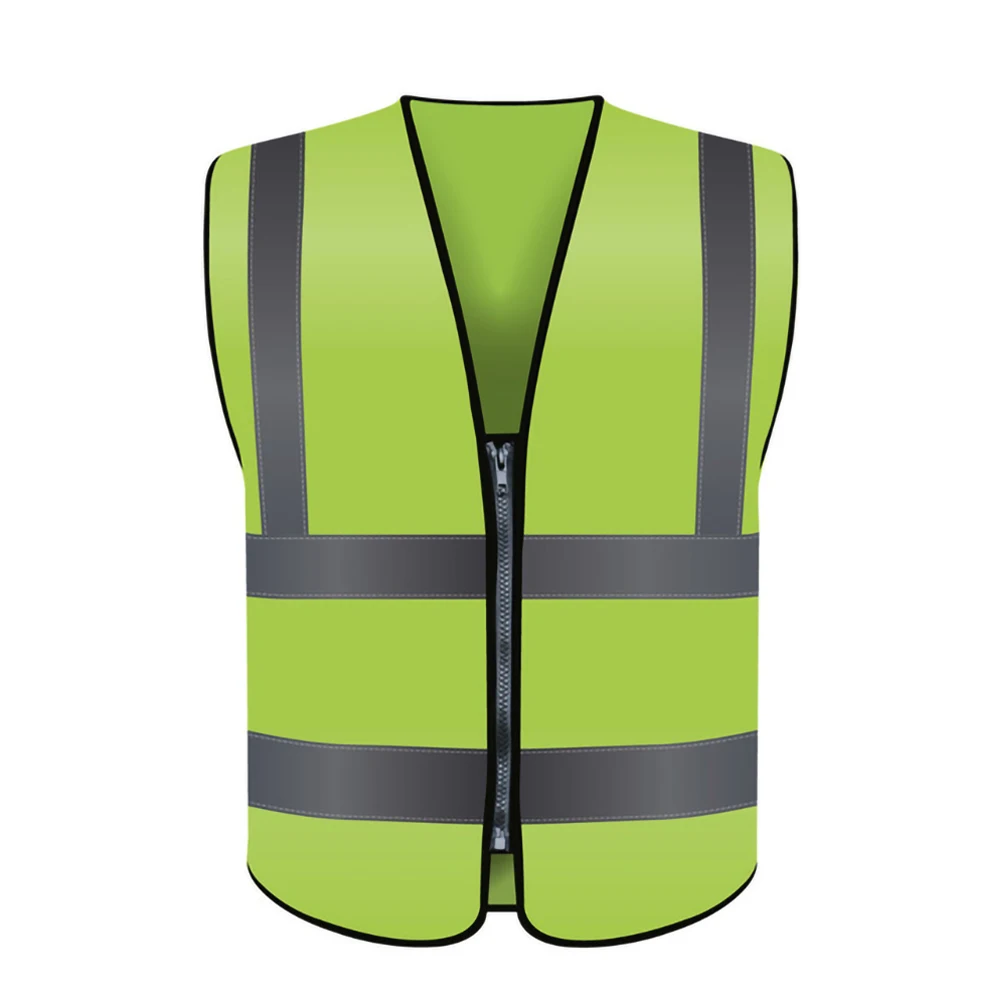 Мотоциклетная Куртка Светоотражающий Предупреждение ющий жилет видимость День Ночь защитный жилет безопасности для бега езда на дорогах светоотражающий жилет - Цвет: AJ003-Yellow Vest