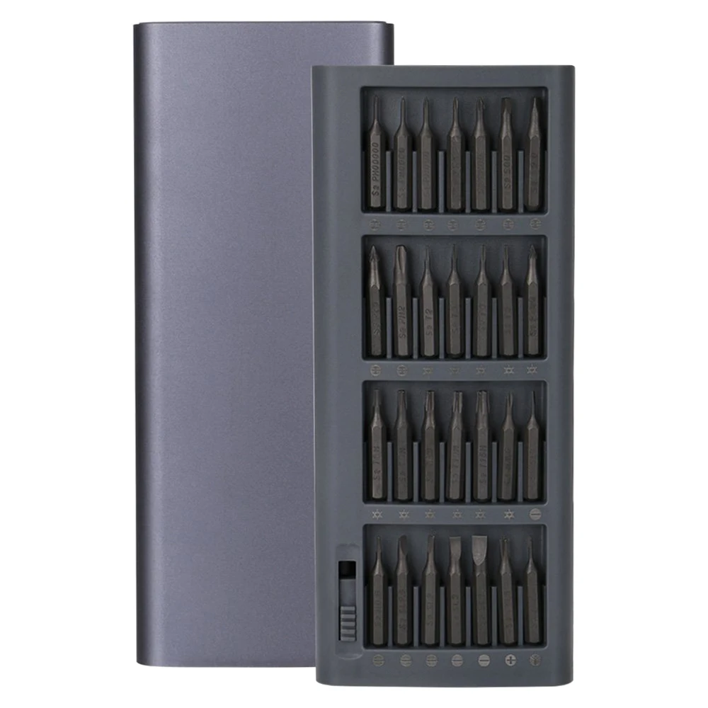 

Screwdriver Set Aluminum Handle S2 Tool Steel Driver Bit Kit Pocket Screwdriver Repair Kit for PC Tablet Design Patents