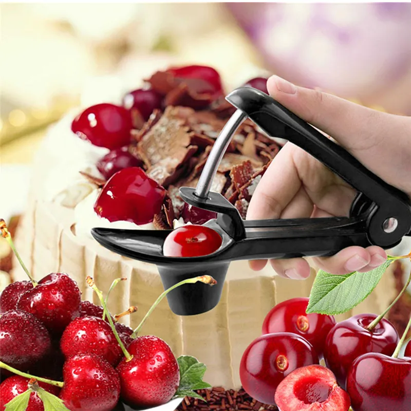 Onme ручное устройство для удаления сердцевины из вишневого оливкового пипетателя, выдавливание семян, сжимаемое устройство для удаления сердцевины фруктов и овощей
