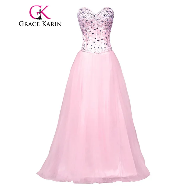 Long Corset Style Prom Dresses