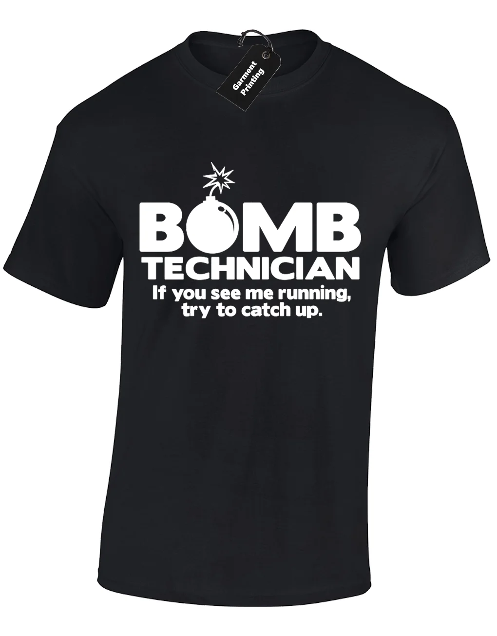 BOMB technic Мужская футболка смешная качественная дизайнерская комедия большие
