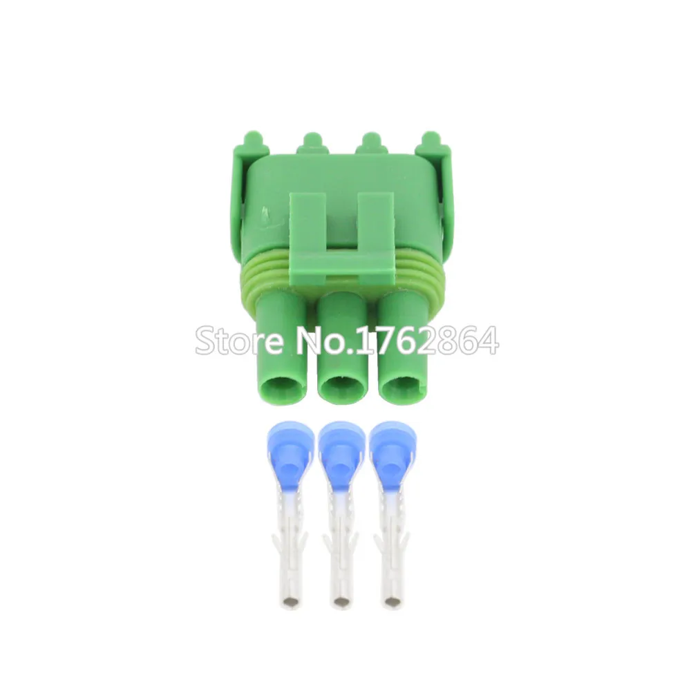

3 Pin green sheath sensor connector car connector with terminal DJ3031YA-2.5-21 3P