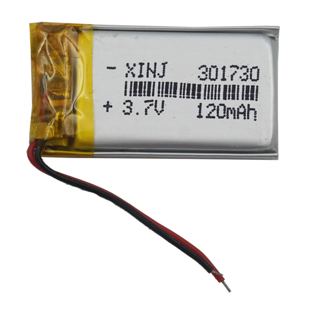 

3.7V 120 mAh 301730 Polymer Li Lithium Lipo Battery Cell For Headphones Bluetooth Earphone Speaker Headset Record Pen