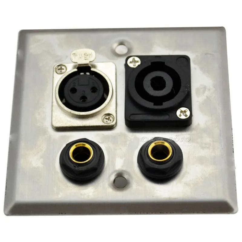 Buy XLR 3pin female + 2x6.35mm 1/4" Stereo+ Speakon