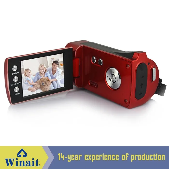 Winait дешевая цифровая видеокамера HDV-828 15mp 4x цифровой перезаряжаемый зум литиевая батарея фото и видеокамера