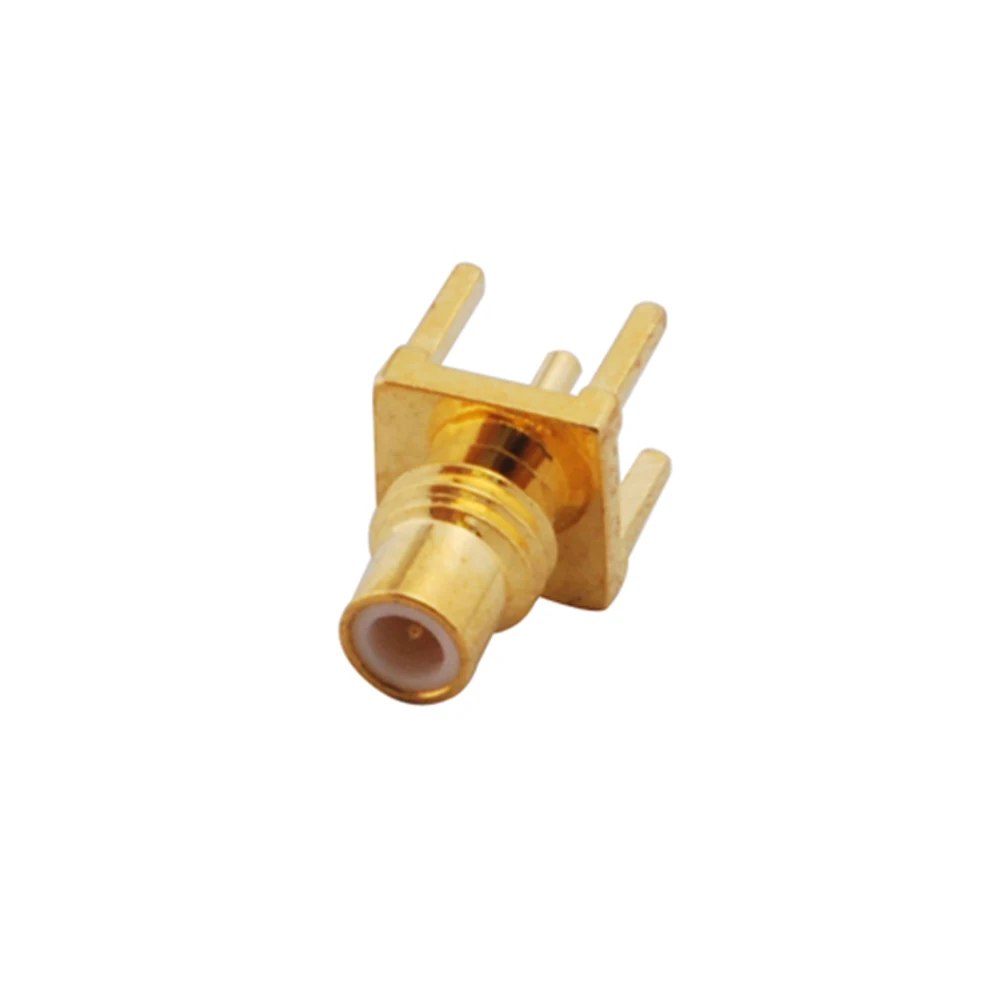 Eightwwood 5 шт. SMC Jack радиочастотный коаксиальный разъем адаптер через отверстие