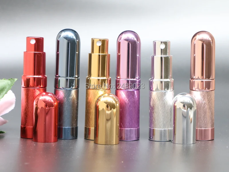 

6ml Travel Mini Portable Refillable Perfume Parfum Atomizer Spray Bottles Empty Bottles Empty Cosmetic Containers 6 Colors