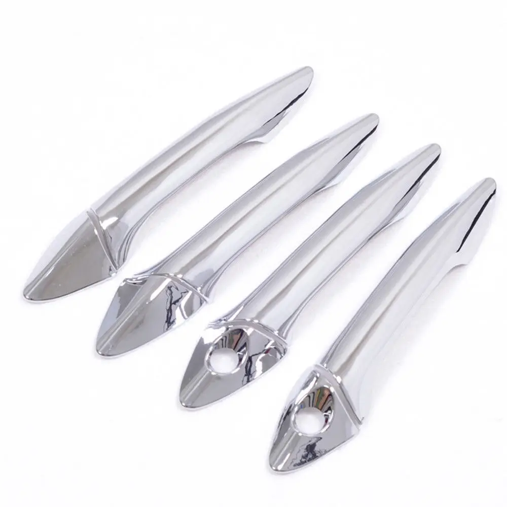 4pcs/set Car ABS Chrome Exterior Door Handles Cover Trim