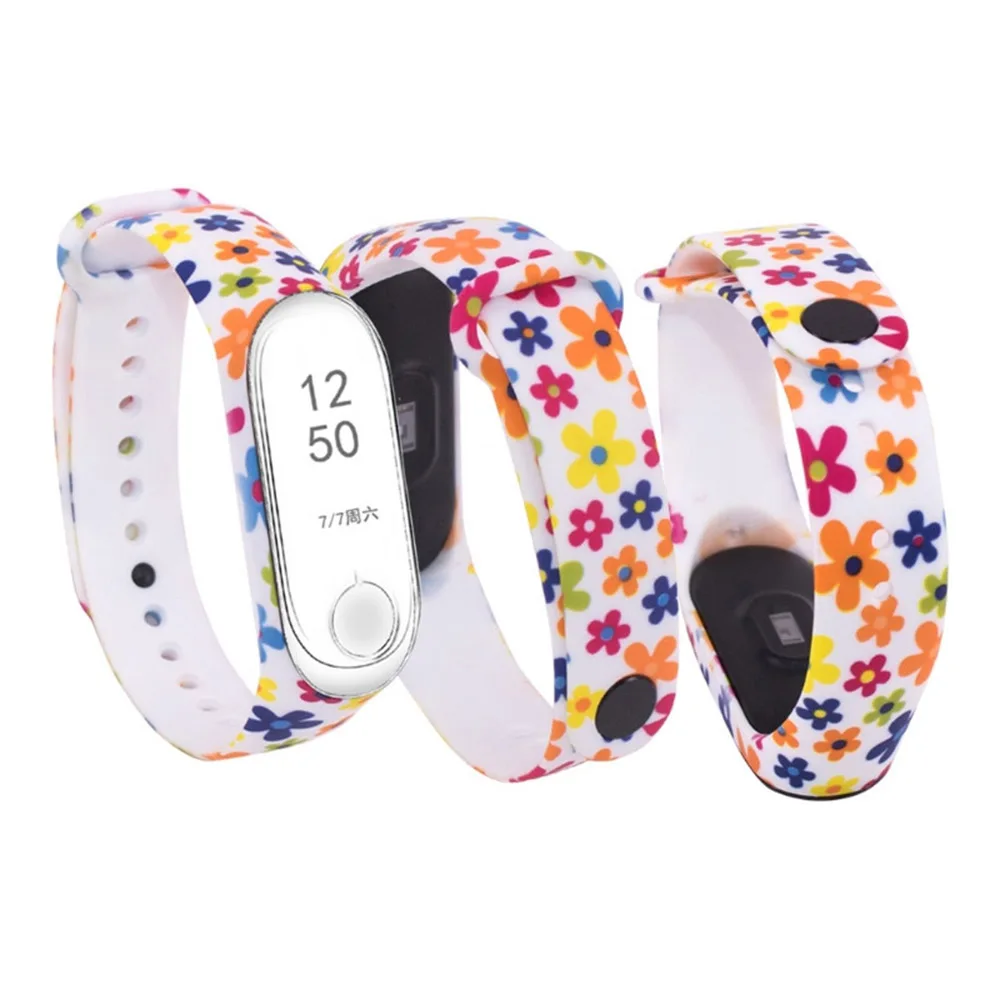 Новый ремень Mi band 3 Красочные ремешок 15 шт./компл. замена силиконовые аксессуары