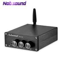 Nobsound Мини Bluetooth 5,0 TPA3116 цифровой аудио усилитель HiFi усилитель класса D стерео Мощность Amp PCM5102A декодирования ЦАП 100 Вт* 2