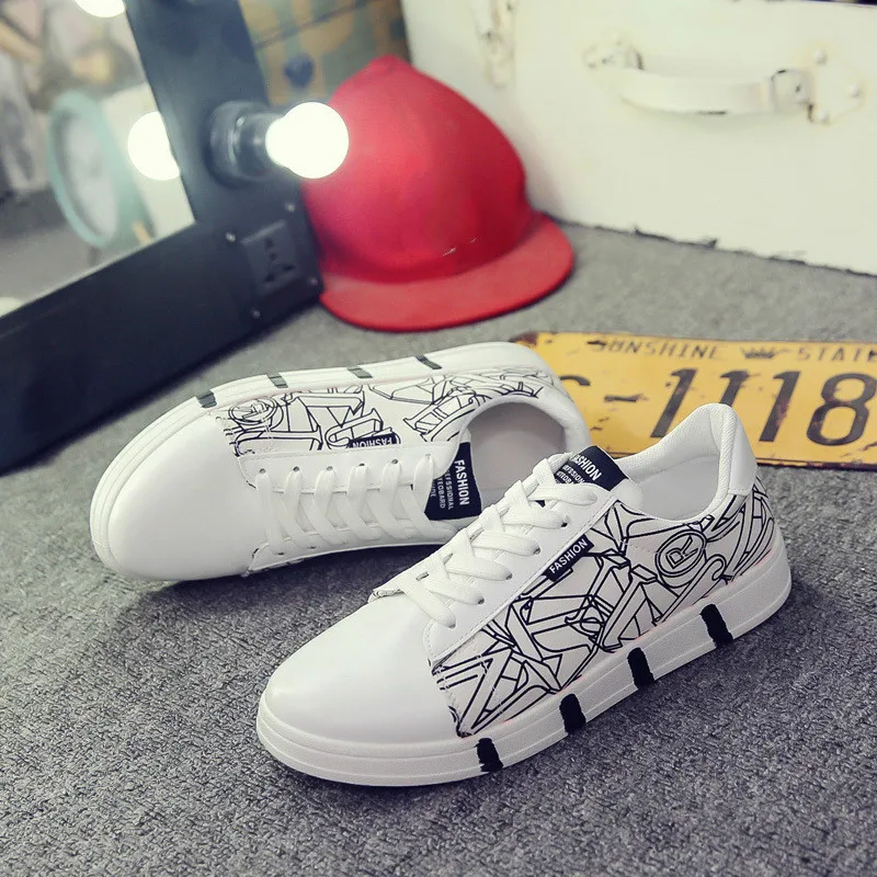 JINBEILEE Fashion Color Matching Skateboarding Shoes Men's Trend Youth Canvas Shoes Tide Shoes Men's Casual Flat Shoes