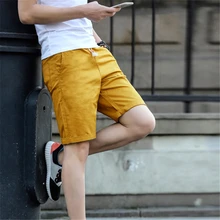 Модные мужские повседневные шорты на шнурке летние облегающие шорты большого размера M-5XL