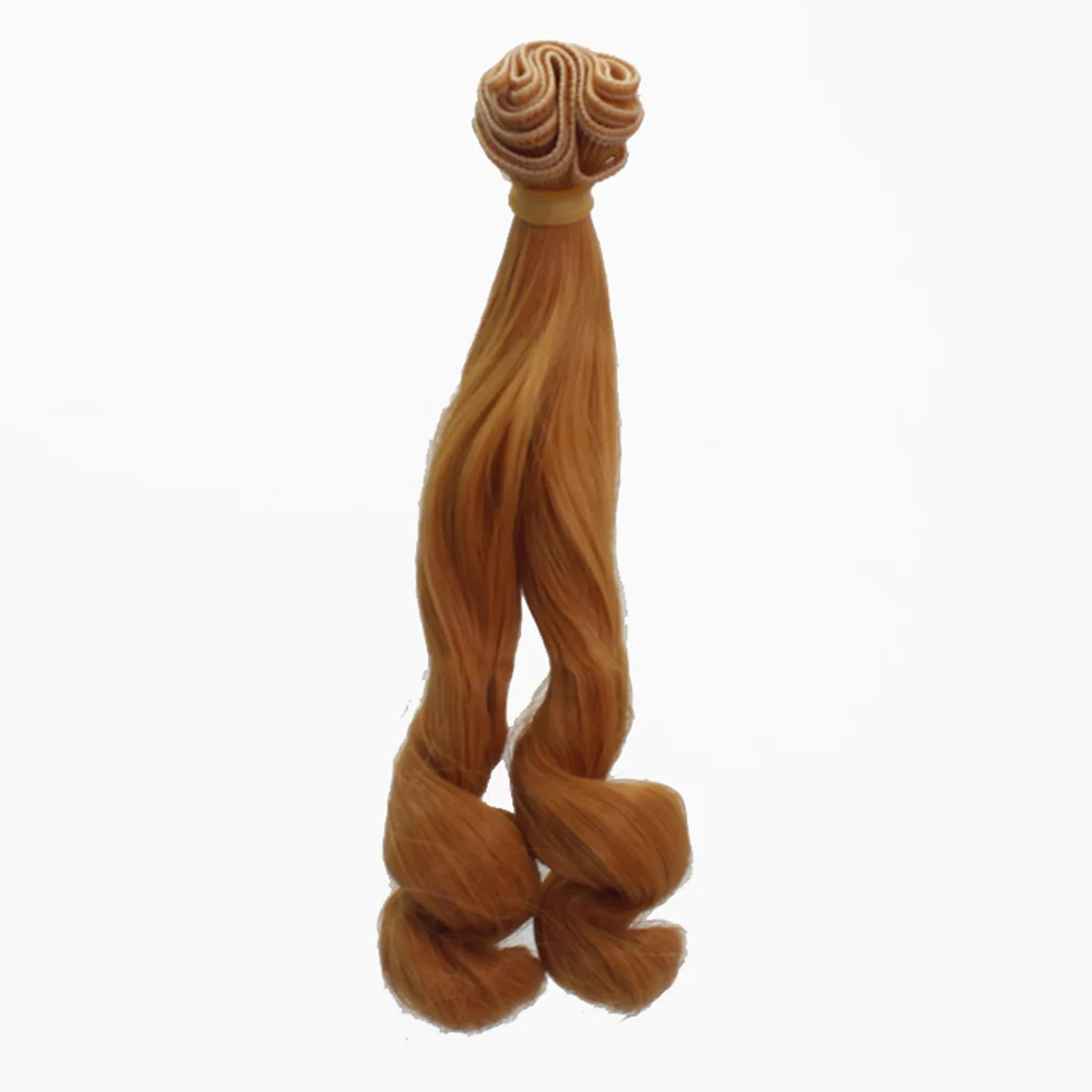 Fashion 15100cm DIY Mini Tresses Doll Wig High-Temperature Material Straight Hair Wig For BJD High-Temperature Doll Accessories (7)