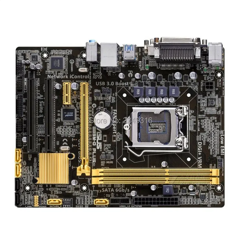 Для ASUS B85M-D PLUS Оригинальное гнездо для материнской платы LGA 1150 DDR3 B85 настольная материнская плата