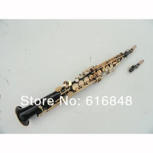 wholesale the black body gold-bonded Bb straight Soprano saxophone , France, Henry reference 54